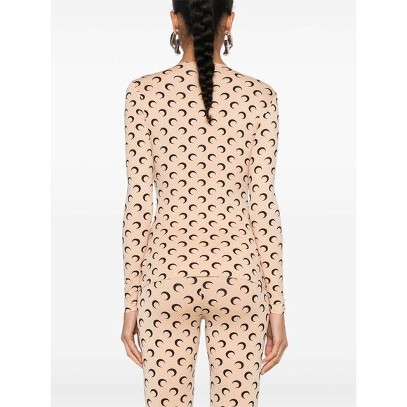 Marine Serre Neutrals Tops - T-Shirts & Jerseys Women